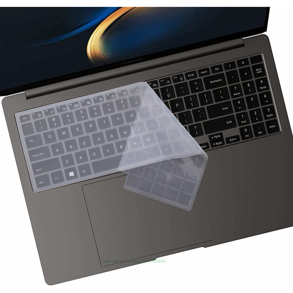 Thin Silicone Laptop Keyboard Cover Skin For Samsung Galaxy Book 4 Pro 14 15 16 2024 / Samsung