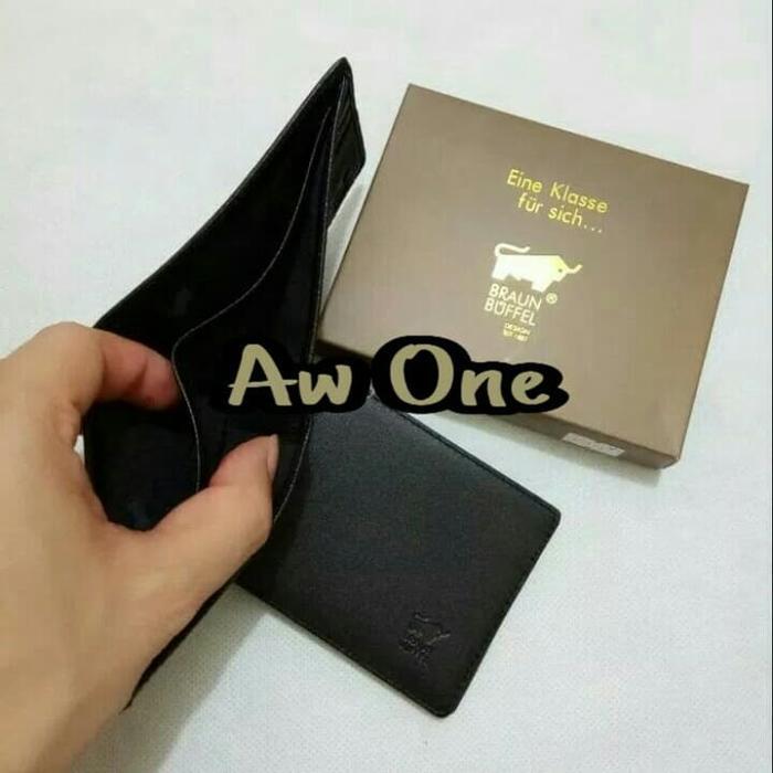 Dompet Minimalis Dompet Pria Kulit Asli Slim Braun Buffel Import Quality