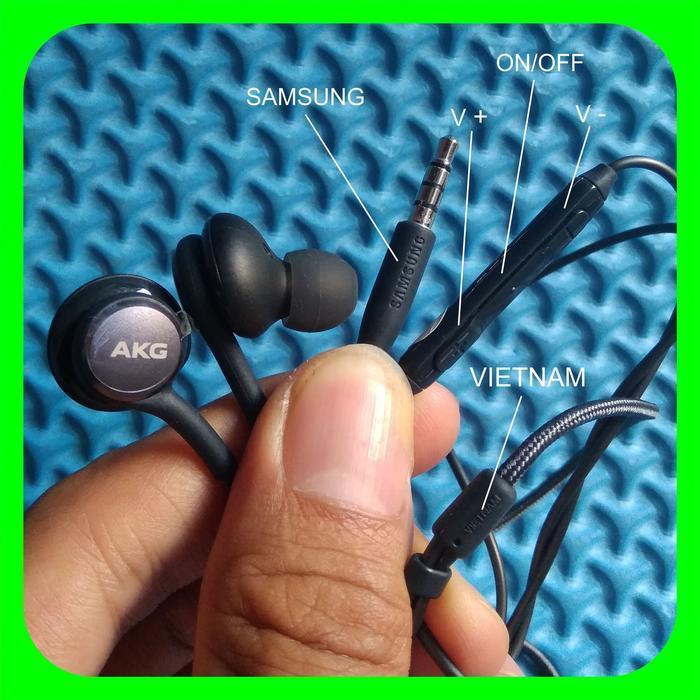 Headset Akg Samsung Galaxy Note 8 Original Made In Vietnam