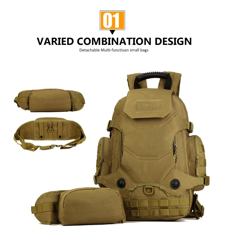 40L Multi functional Outdoor Backpack Cycling City Backpack Multi functional Backpack