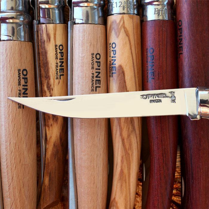 TERBAIK Opinel No.12 Slim Line Olive Tree - Pisau Lipat Outdoor