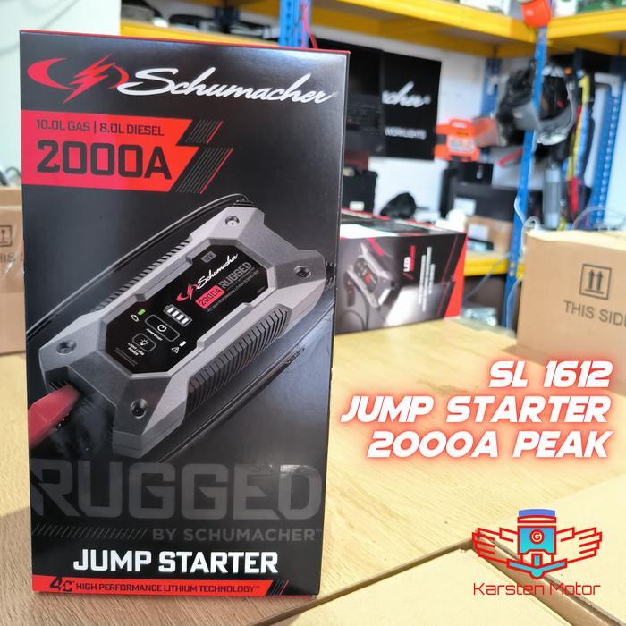 Jumper aki 12v 2000A Peak Power Bank aki 12v (Jumper aki mesin CC besar hingga mesin diesel, Jumper 
