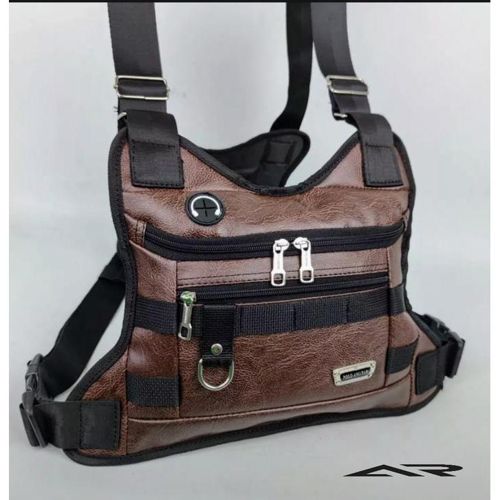 Waistbag Minimalis Tas Selempang Dada Pria Polo Amstar Chestbag Series Uss 1.1 Tactical Slingbag
