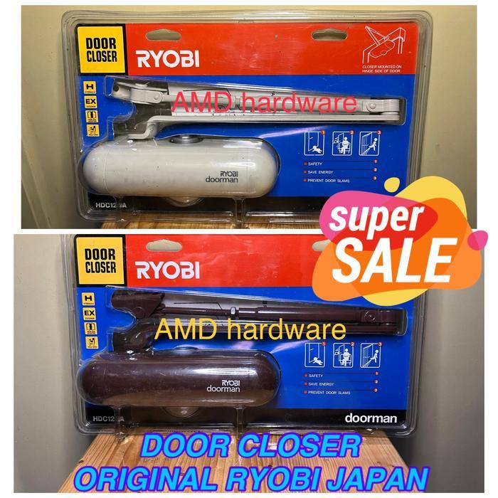 DOOR CLOSER RYOBI HDC12SA ORIGINAL JAPAN PENUTUP PINTU Hidrolik Doorma
