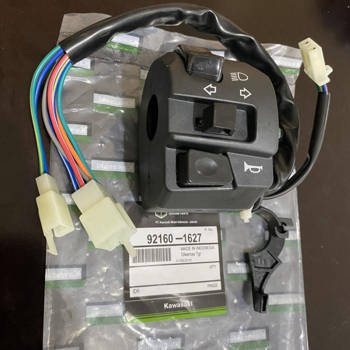 KLX SAKLAR KIRI KLAKSON SEN LAMPU DIM SWITCH TOMBOL HOLDER MOTOR SEIN