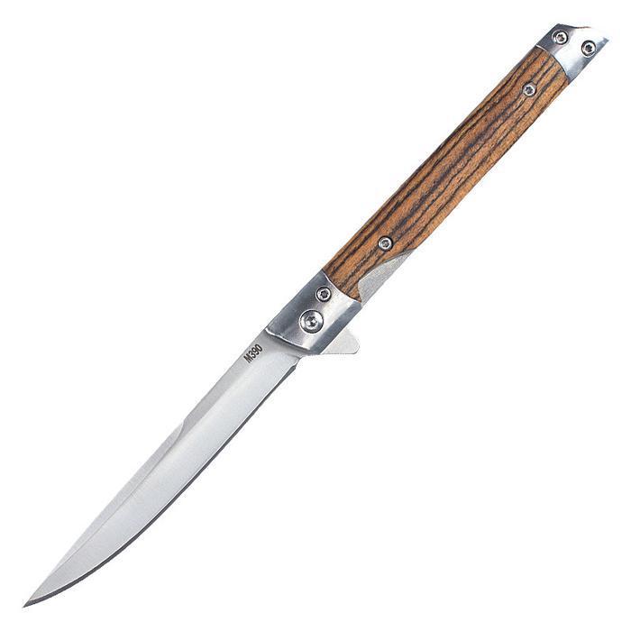 Pisau Dapur Damascus Pattern Desain Artistik Dengan Ketajaman M390 Steel Maksimal