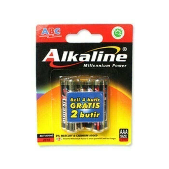 [] Baterai/Batre/Battery/Batre ALKALINE ABC AAA ISI 6 (KECIL)