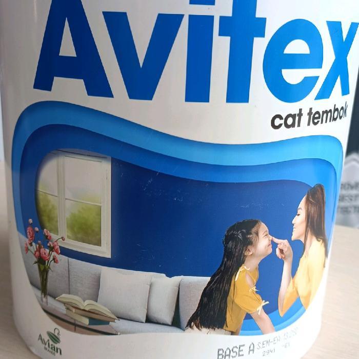 CAT TEMBOK AVITEX INTERIOR BASE A BRILLIANT WHITE 5 KG