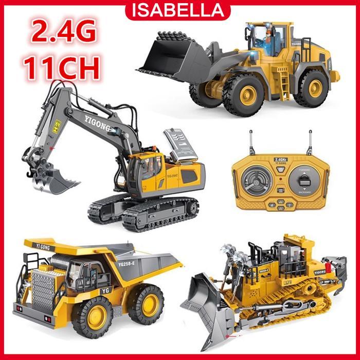 ISABELLA 2.4G Excavator Remote Control Besar / Mobil Remote Control Besar Excavator / Bulldozer / RC