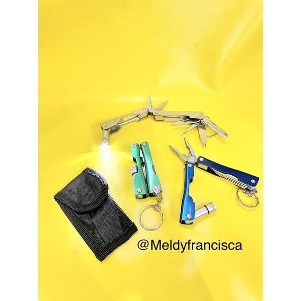tang kecil serbaguna / tang pancing ikan senter / senter pancing tang led senter multifungsi /