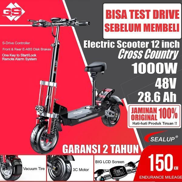 SEALUP Q23 SKUTER LISTRIK / ELECTRIC SCOOTER CROSS COUNTRY