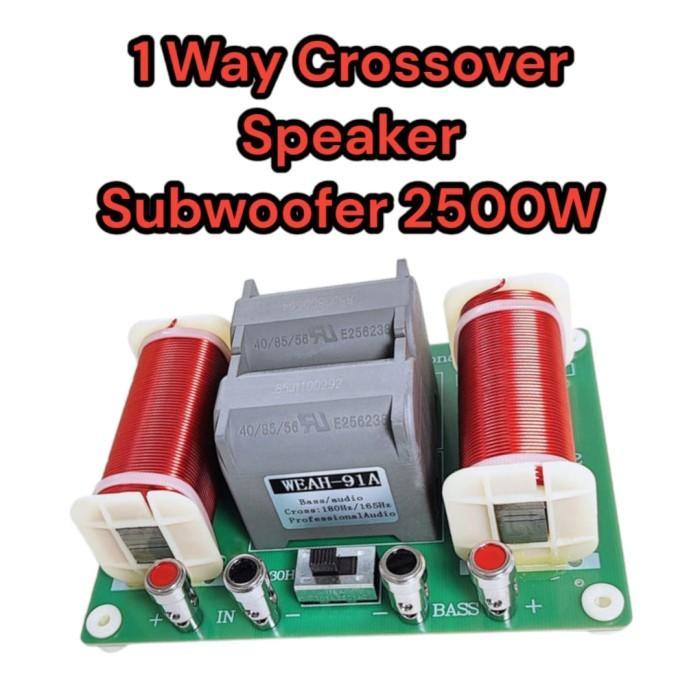 Crossover 1 way Speaker SubWoofer 2500 watt Cocok Speaker 18 inch Original