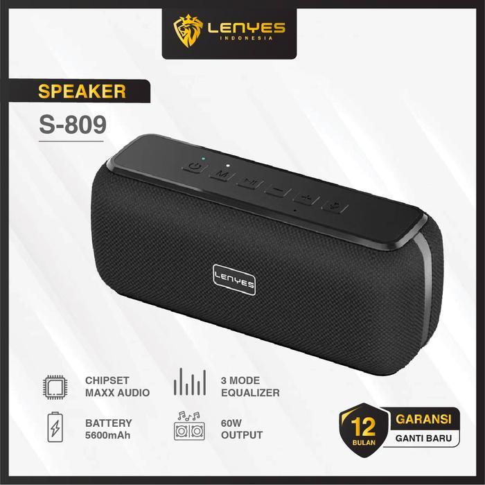 Lenyes S809 60W Maxxaudio Dsp Wireless Speaker Bluetooth Portable Hifi Stereo Tws
