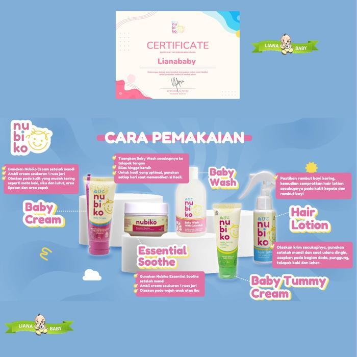 PERA793 NUBIKO ESSENTIAL SOOTHE MOISTURIZER WAJAH / NUBIKO BABY CREAM SKINCARE CREAM ANAK / UNTUK