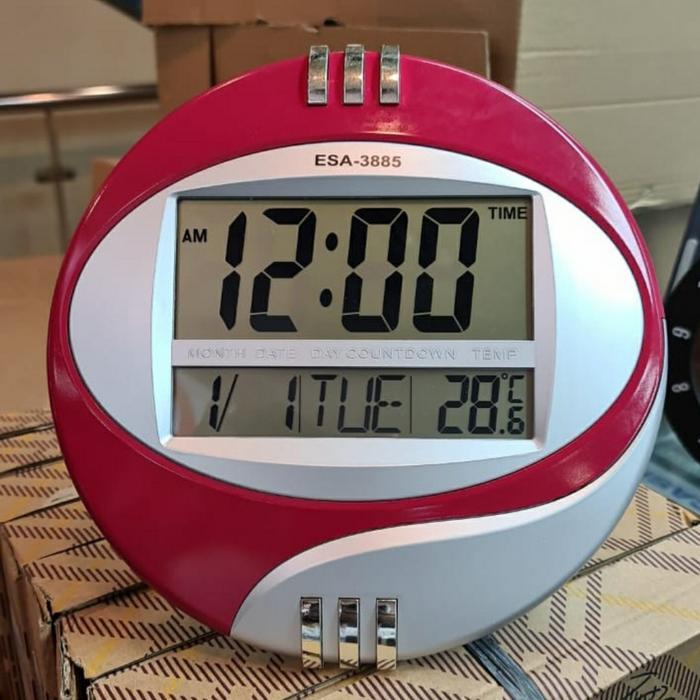 Jam Dinding Digital Jumbo 3885