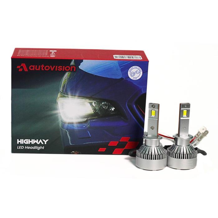 Bohlam Lampu LED Mobil Autovision Highway H1 65 Watt Headlight