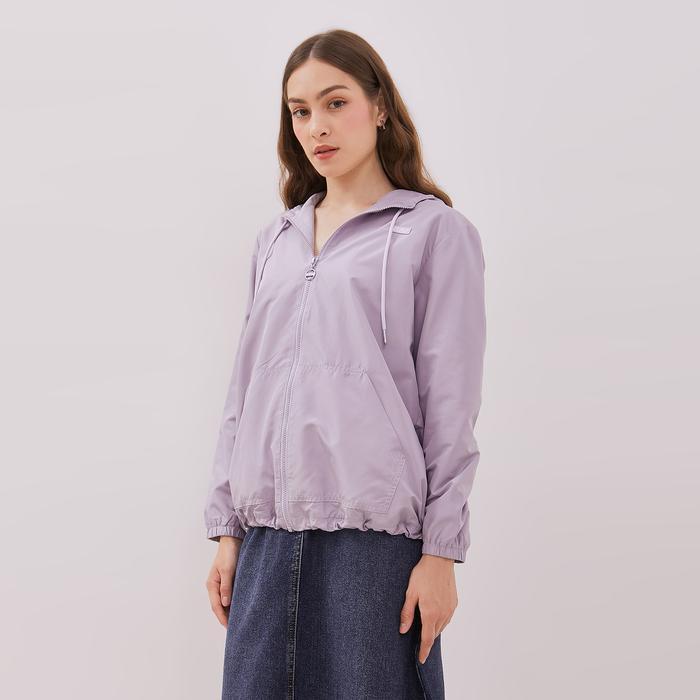 Dust Jaket Parasut Arla Dusty Purple (D.56180)