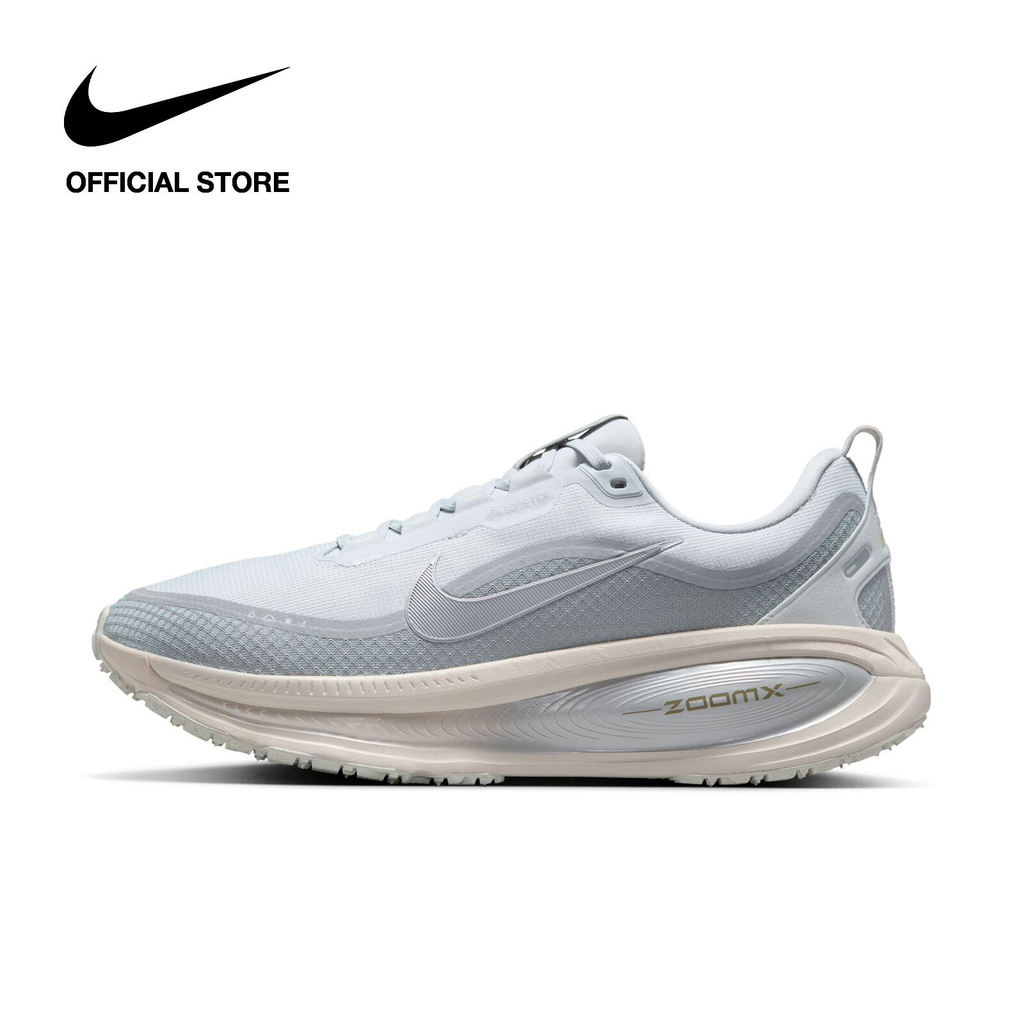 Nike Men's Vomero 18 GORE-TEX Waterproof Road Running with Reflective Accents Shoes - Pure Platinum 