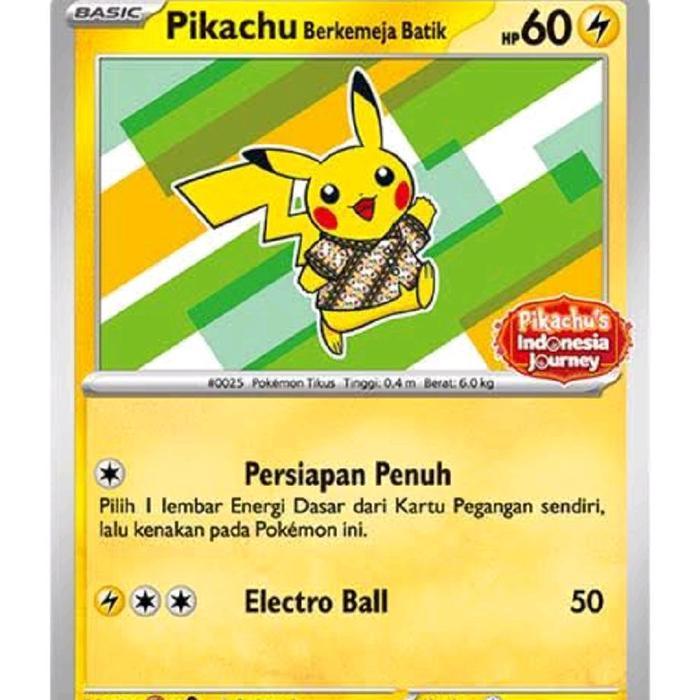 promo pikachu batik hijau
