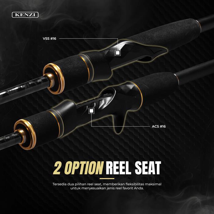 JORAN KENZI SEAGLE 702 Ultralight Spinning Baitcasting 210cm Solid Carbon Fuji Guides 2-6lbs 3-8lbs