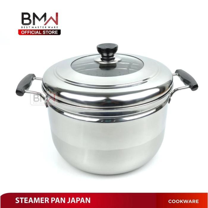 BEST MASTER WARE BMW PANCI KUKUS STAINLESS STEEL DANDANG LANGSENG SARANGAN PANCI STEAMER LANGSENG
