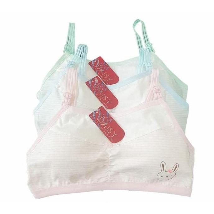 Miniset Busa Anak Perempuan Anak Cewek SD REMAJA Training Bra Tali Kecil Tanpa Kawat DS Bunny
