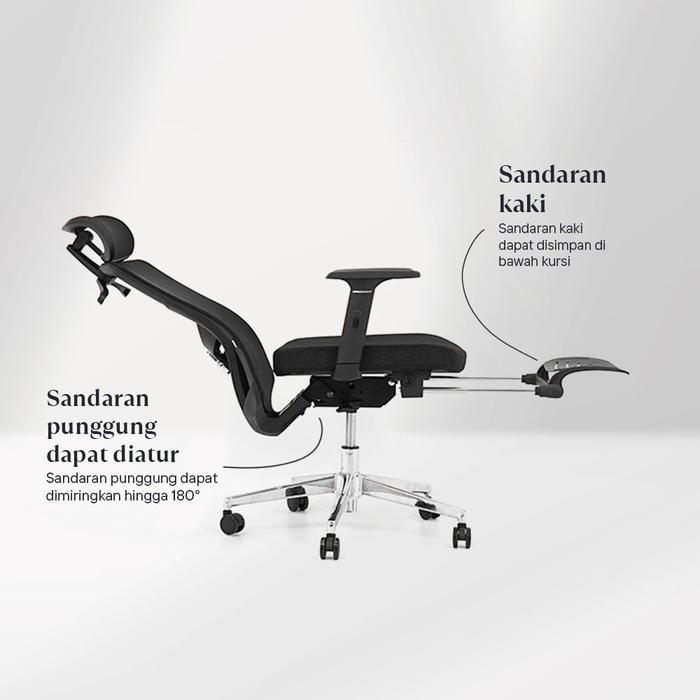 Noir Neo-C Ergonomic Office Chair