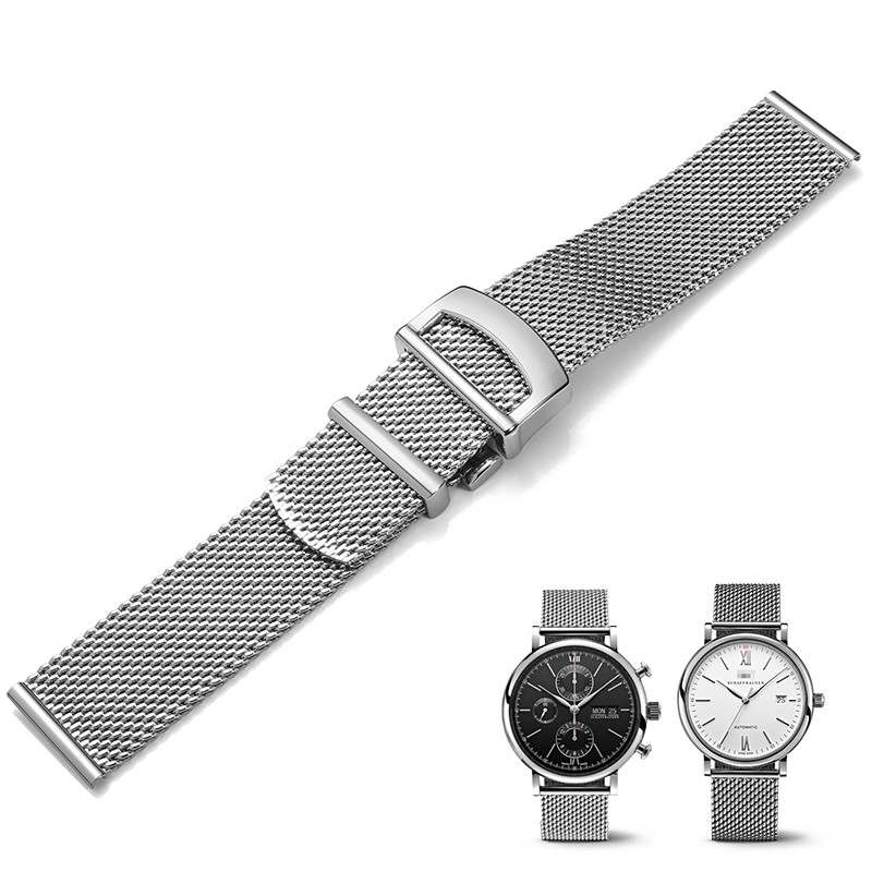 New Watch accessories For IWC PORTOFINO PORTUGIESER Metal Strap Milanese Stainless Steel Watch Band