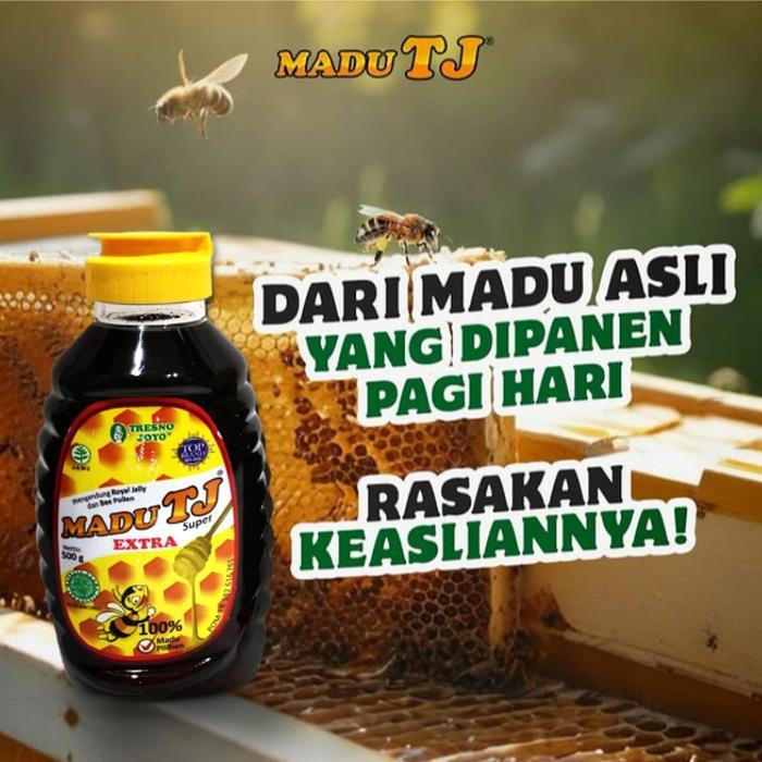 "New" Madu Tj Super 500gr - Madu Tj Extra - Madu Murni - Madu Asli - Madu Super - Bebiber