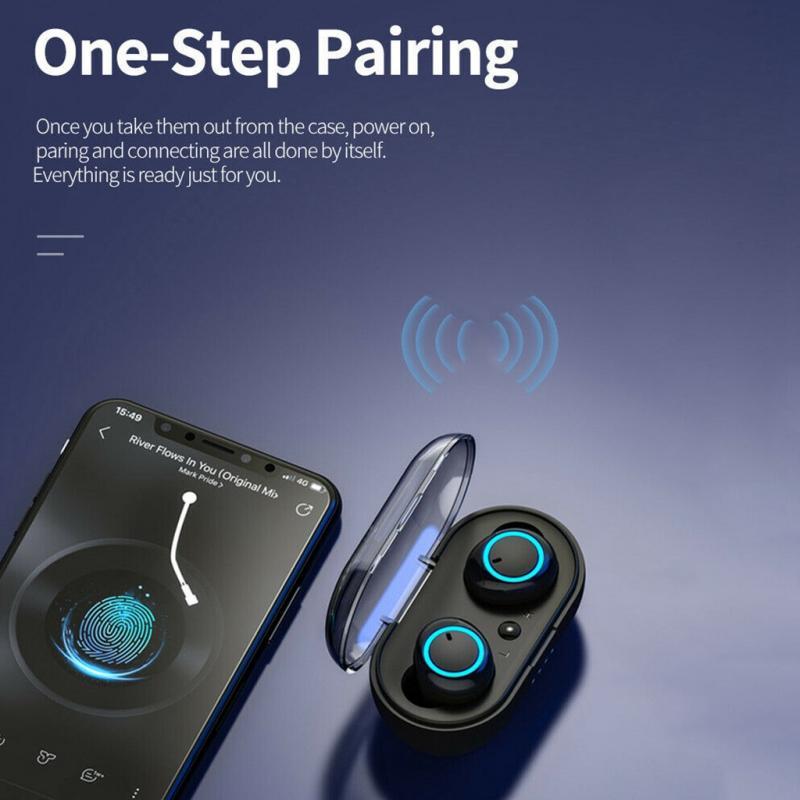 Y50 TWS Wireless Headphones Sport Earphone Bluetooth Gaming Headset Microphone Phone Wireless