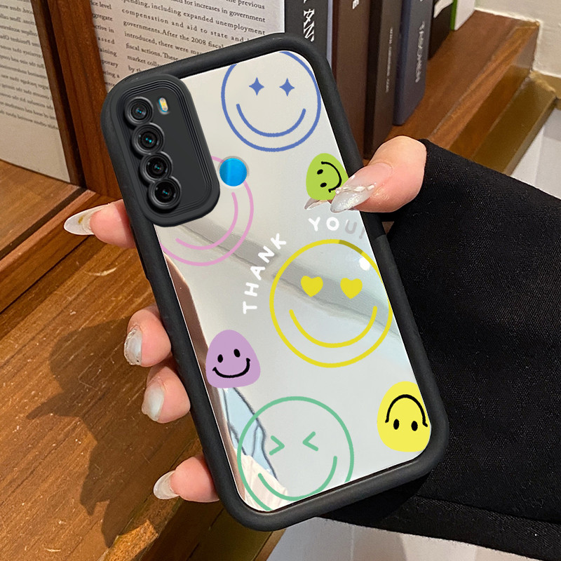 Casing Hp Xiaomi Redmi Note 8 Redmi Note 8T Redmi Note 8 Pro Case Casing Kematian Smile Emoji Tas Po
