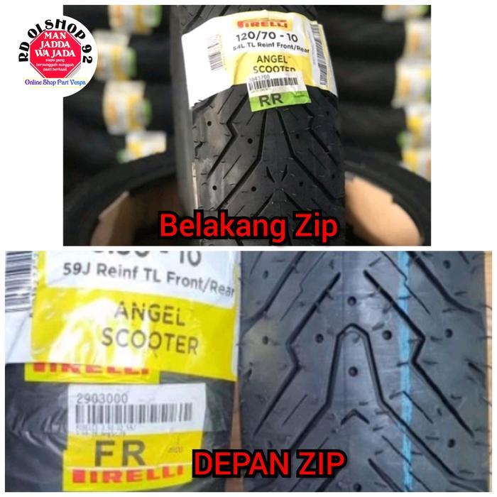 Ban Piaggio Zip Sepasang Depan - Belakang