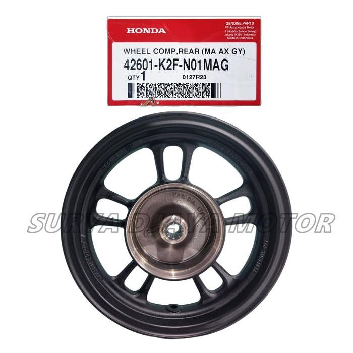 Velg Racing Belakang Scoopy Esp K2F 2021 Hitam 42601-K2F-N01Mag