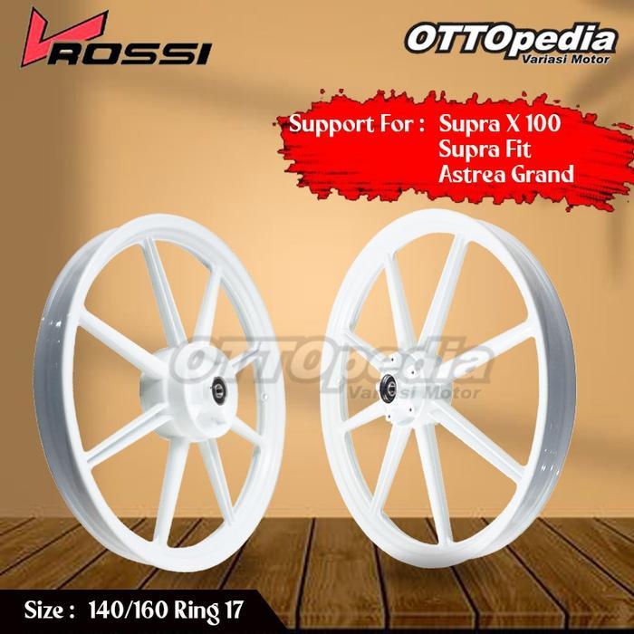 Vrossi Velg Racing Pelek Palang Balok 8 Zigen Swan Honda Supra X 100 / Supra Fit Ring 17 Lubang Baut