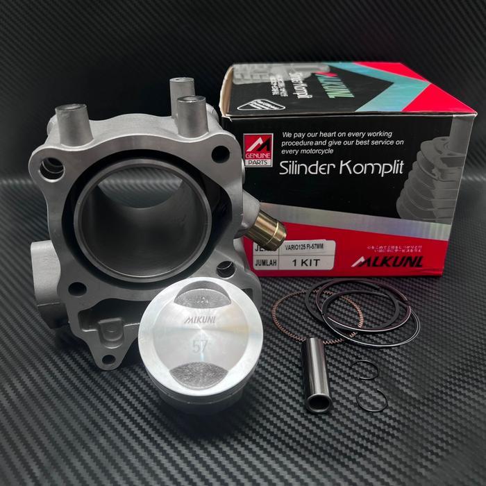 Blok Seher Vario 125 Kzr / Boring Vario 125 Kzr Bore Up 55 58 60 Mm Cylinder Blok Bore Up Vario 125