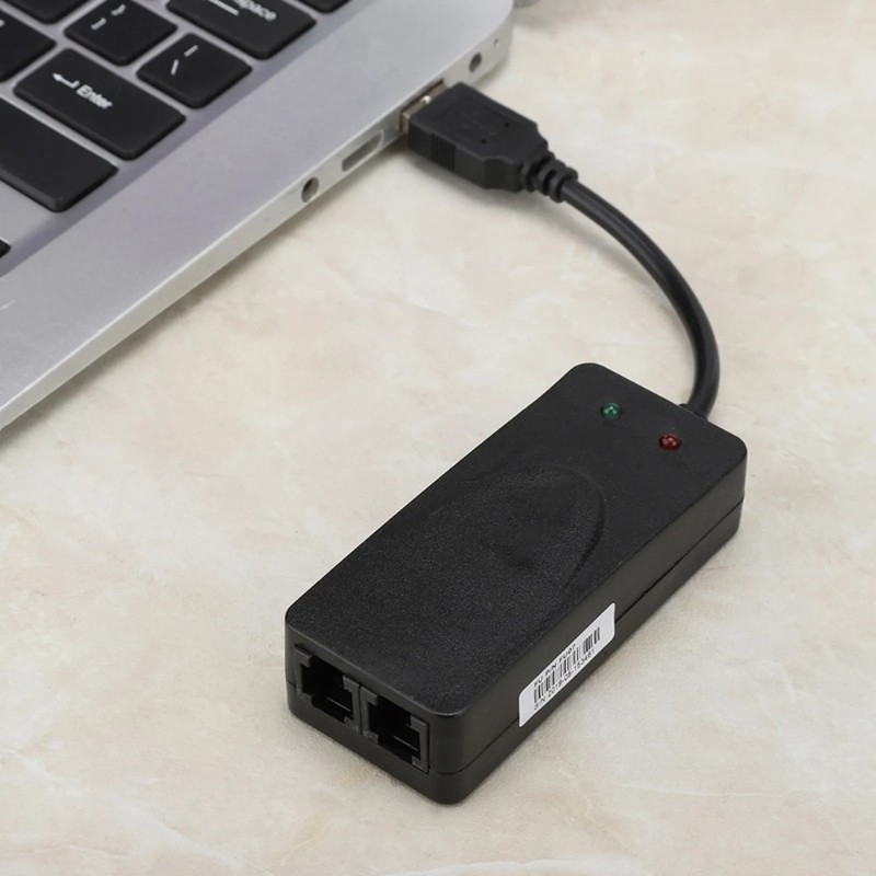 Fax Modem,Single/Dual Port USB2.0 56K External Modem Driver, Plug and Play USB Modem, Standard and