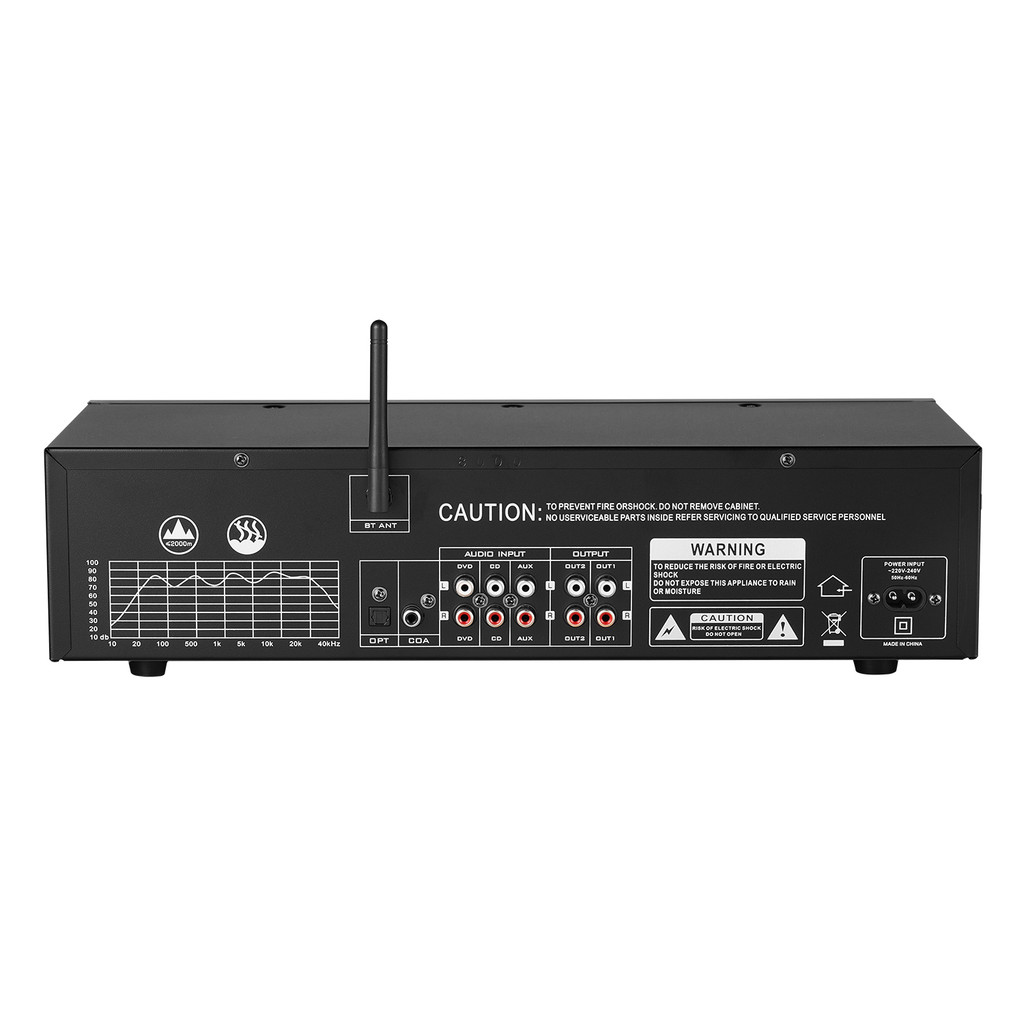 New EQ Equaliser Music Spectrum Analysis Stereo 20 Band Graphic Equaliser BT5.4 EQ-8000