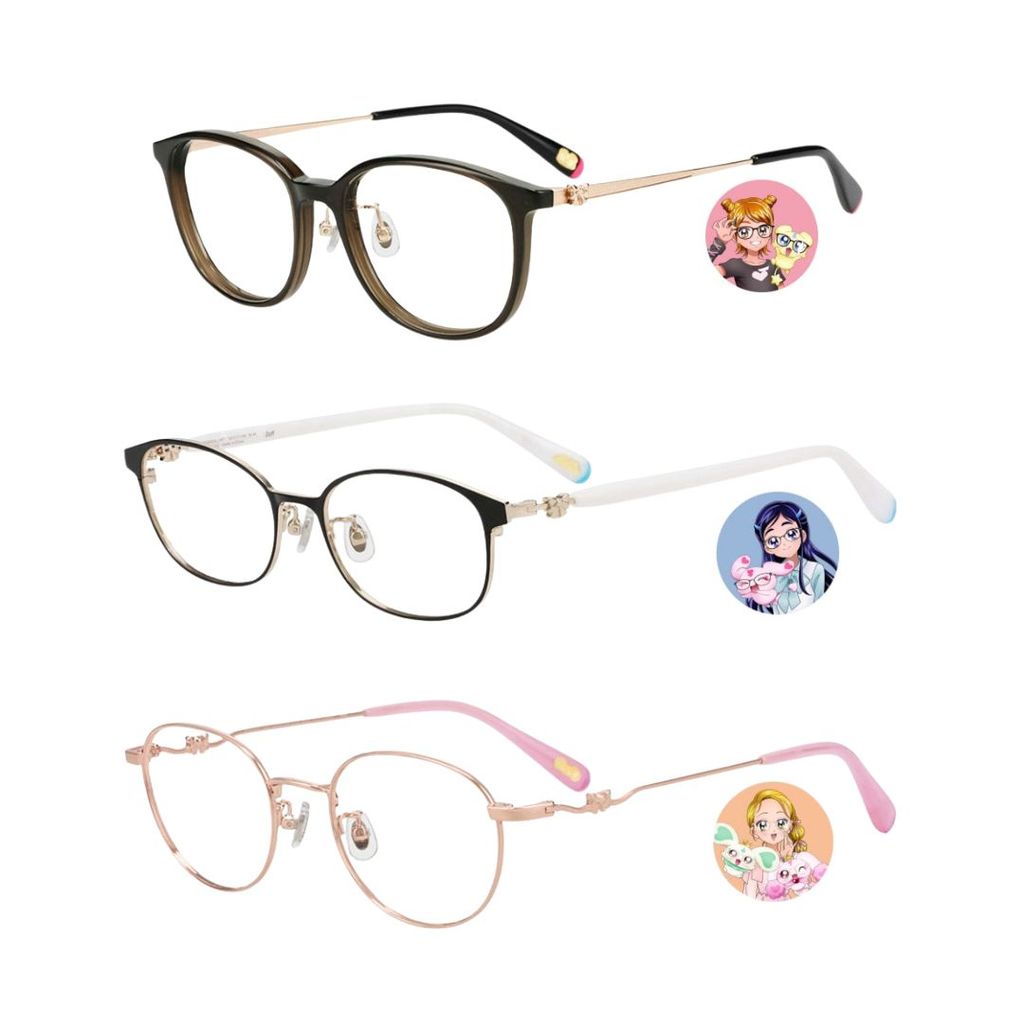 [PO] Zoff x Futari wa Pretty Cure Max Heart Kacamata Koleksi Eksklusif - Semua Model POTJ [WAJIB TAN
