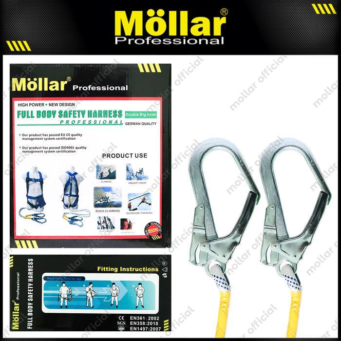 ASLI MOLLAR M39012 Full Body Safety Harness Double Big Hook Sabuk Pengaman READY STOCK