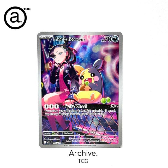Morpeko Marnie AR (154/139) Pokemon Indonesia ~ Ikatan Takdir SV9S