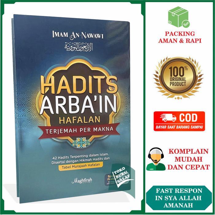 Matan Hadits Arbain Hafalan Terjemah Per Makna Original 42 Hadis Arba'In Dilengkapi Tabel Murajaah