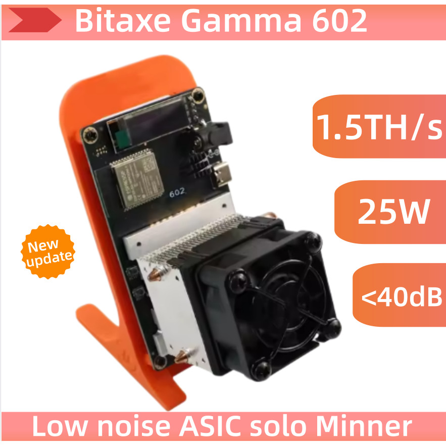 home miner Bitaxe 602 Solo Miner 1.5TH/S 25W Bitcoin BTC Miner Open Source ASIC Miner