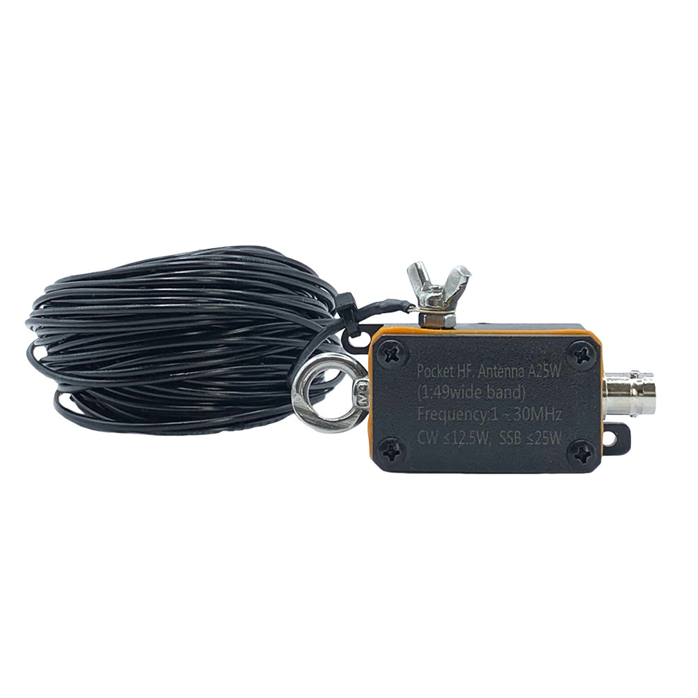 BEST Pocket HF Antenna 1-30MHz Wideband End-fed Halfwave Antenna HF Shortwave Antenna End Fed Radio 