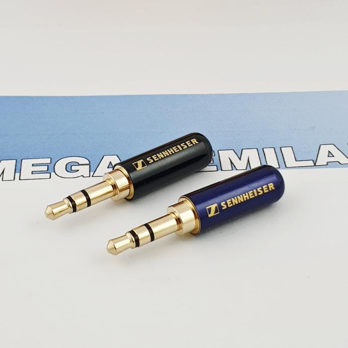 Jack Mini Sennheiser Warna Warni 3.5Mm 3 Pole Gold Pin Jack Mini Stereo 2 Garis Merk Sennheiser