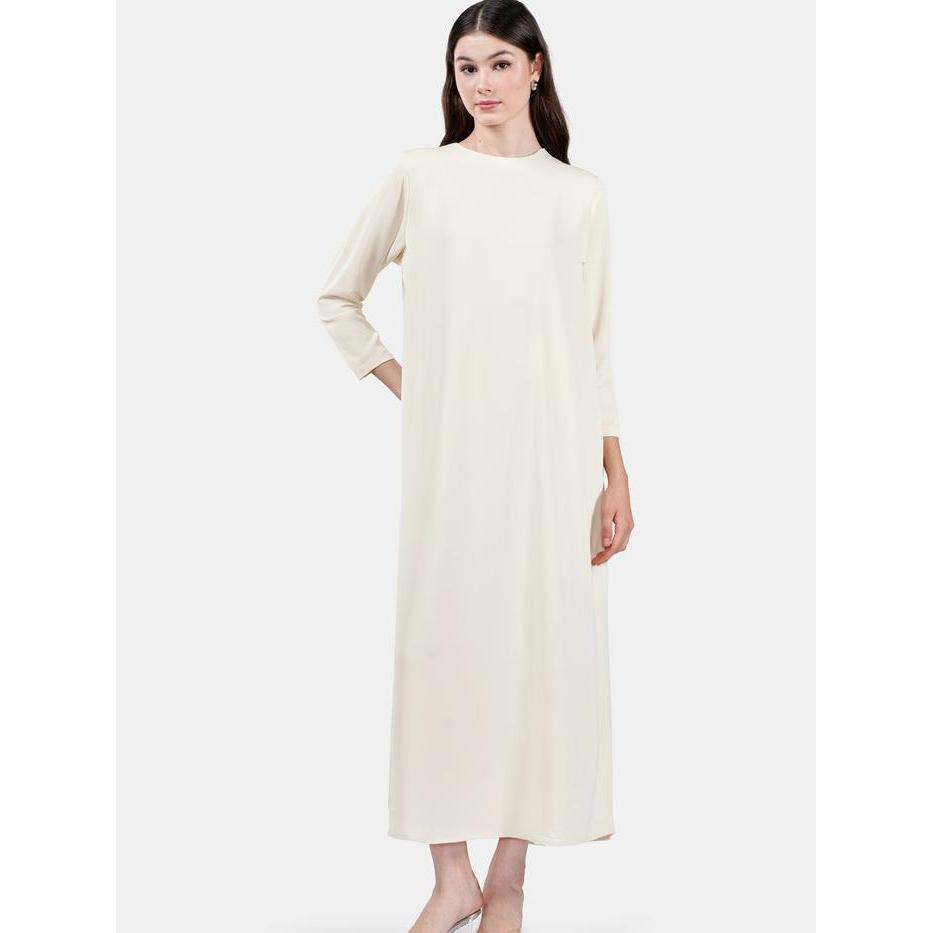 Benang Jarum Black Label - Basic Maxi Dress - Sweet Corn