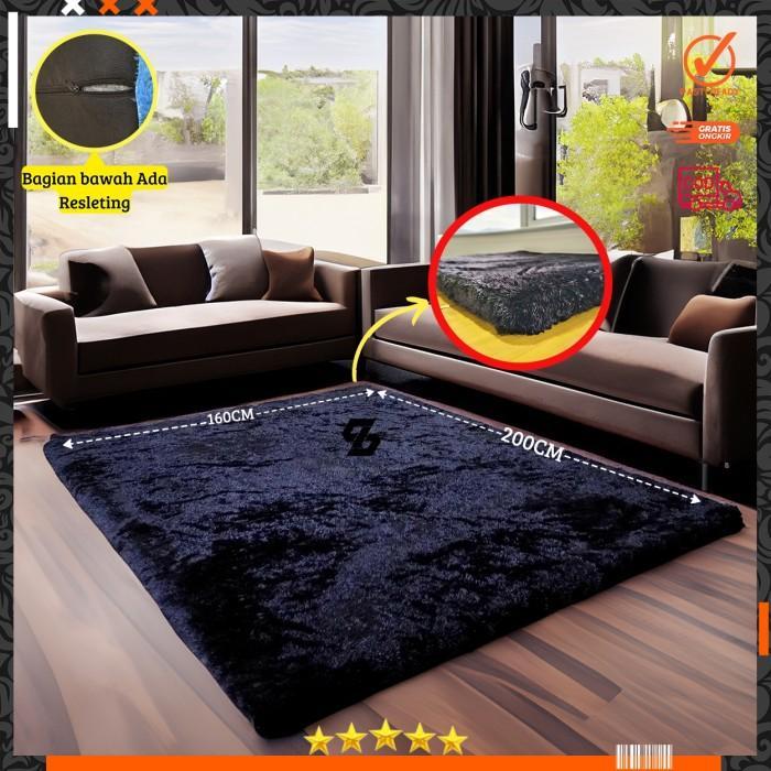[] Karpet bulu rasfur ukuran 200X160X5CM