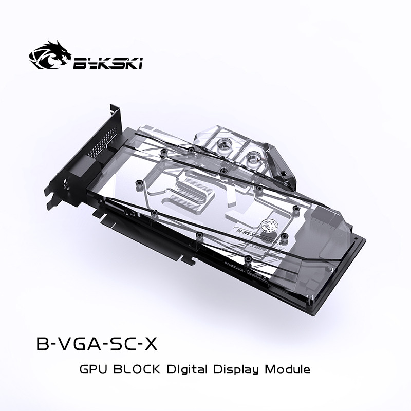 Bykski GPU Digital Thermometer for Computer GPU Cooling Water Block Cooler With Color Display ,
