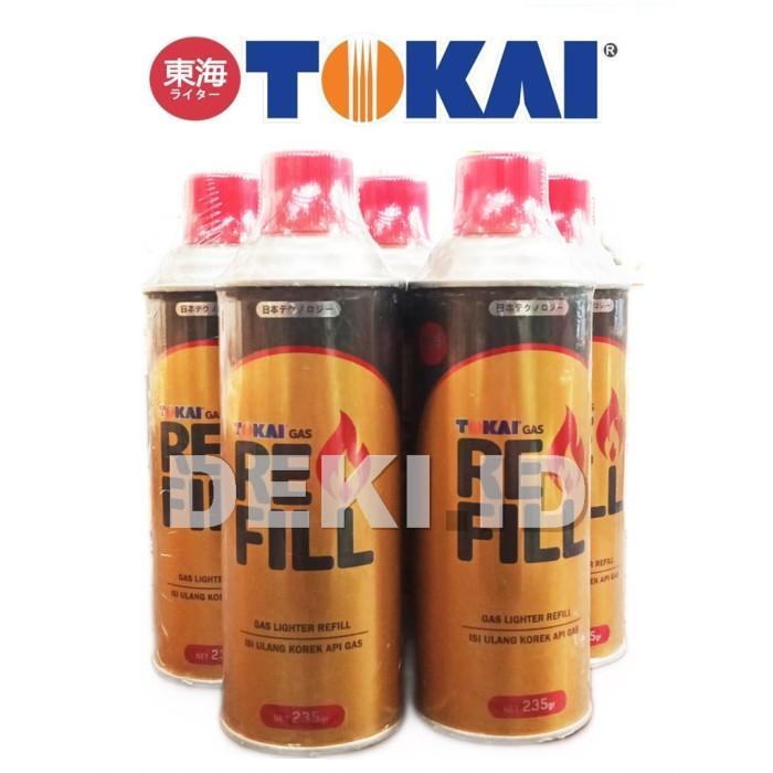 Tokai Refill 235 Gr Besar Isi Ulang Korek Api Gas Butane Lighter Segel Kemasan Pabrik Terpercaya