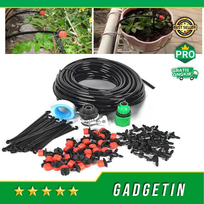 PAKET PERALATAN SET IRIGASI OTOMATIS HIDROPONIK PAKET IRIGASI TETES