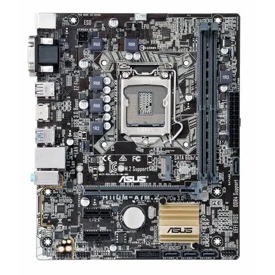 ASUS H110M-A/M.2 Motherboard Intel H110 LGA 1151support Core i3-6100 6300 i5-6400 i5-6500 i5-7500